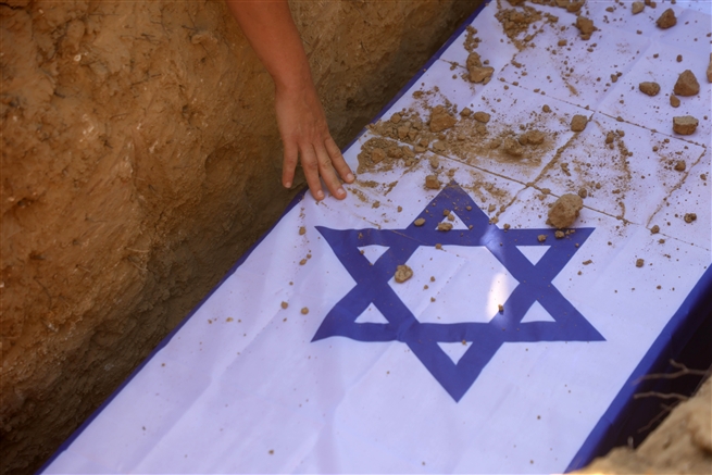 Israeli hostage funeral in Kibbutz Nirim August 24